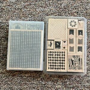 Stampin' Up! Rubber Stamp Set - Black and White Designs